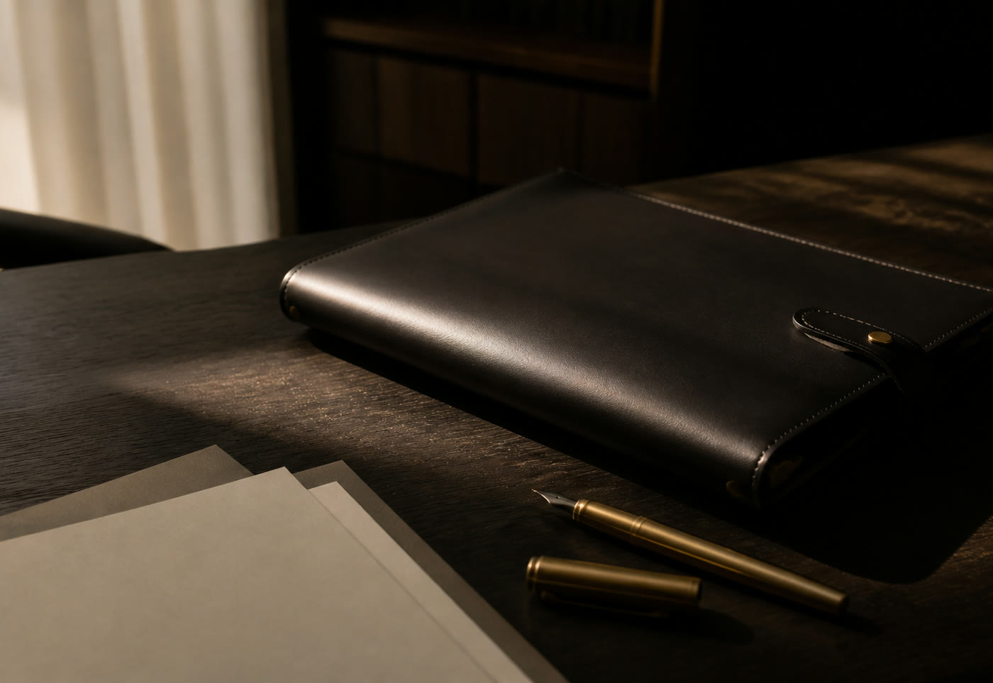 Legal analysis folio and correspondence